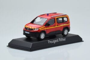 Peugeot Rifter Pompiers Secours Medical Rdeč Norev 1:43 479070 Kovina – slika 2 od 4