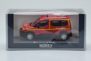 Peugeot Rifter Pompiers Secours Medical Rdeč Norev 1:43 479070 Kovina – slika 4 od 4