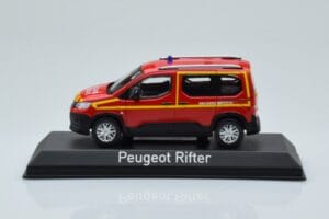 Peugeot Rifter Pompiers Secours Medical Rdeč Norev 1:43 479070 Kovina
