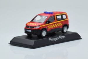 Peugeot Rifter Sapeurs Pompiers Rdeč Norev 1:43 479071 Kovina – slika 2 od 4