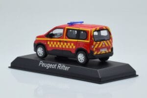 Peugeot Rifter Sapeurs Pompiers Rdeč Norev 1:43 479071 Kovina – slika 3 od 4