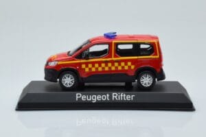 Peugeot Rifter Sapeurs Pompiers Rdeč Norev 1:43 479071 Kovina