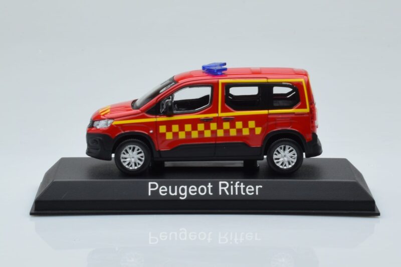 Peugeot Rifter Sapeurs Pompiers Rdeč Norev 1:43 479071 Kovina
