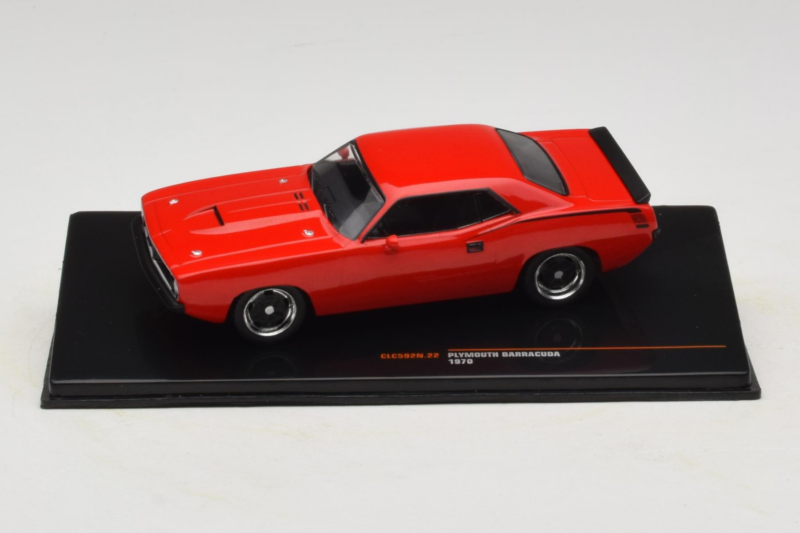 Plymouth Barracuda Rdeč IXO 1:43 CLC592N Kovina