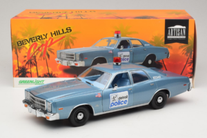 Plymouth Fury Beverly Hills PD Moder GreenLight 1:18 19069 Kovina – slika 8 od 8