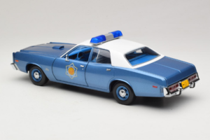 Plymouth Fury Police Pursuit Smokey and the Bandit GreenLight 1:18 19044 Kovina – slika 7 od 8