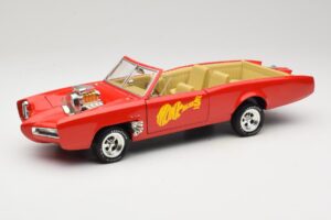 Pontiac GTO Monkeemobile Rdeč ERTL 1:18 33150 Kovina