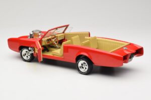 Pontiac GTO Monkeemobile Rdeč ERTL 1:18 33150 Kovina – slika 5 od 8