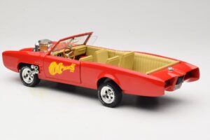 Pontiac GTO Monkeemobile Rdeč ERTL 1:18 33150 Kovina – slika 7 od 8