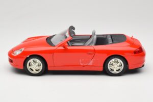 Porsche 911 996 Kabriolet Rdeč Mira 1:18 6930 Kovina – slika 4 od 8