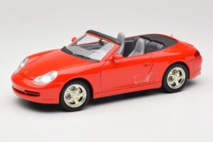Porsche 911 996 Kabriolet Rdeč Mira 1:18 6930 Kovina