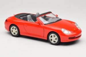 Porsche 911 996 Kabriolet Rdeč Mira 1:18 6930 Kovina – slika 6 od 8