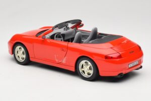 Porsche 911 996 Kabriolet Rdeč Mira 1:18 6930 Kovina – slika 7 od 8