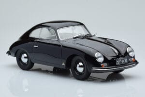 Porsche 356 Črn Norev 1:18 187451 Kovina – slika 4 od 6