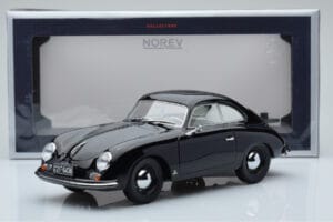 Porsche 356 Črn Norev 1:18 187451 Kovina – slika 6 od 6