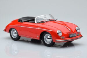 Porsche 356 Speedster Rdeč Norev 1:18 187461 Kovina – slika 4 od 6