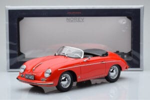 Porsche 356 Speedster Rdeč Norev 1:18 187461 Kovina – slika 6 od 6