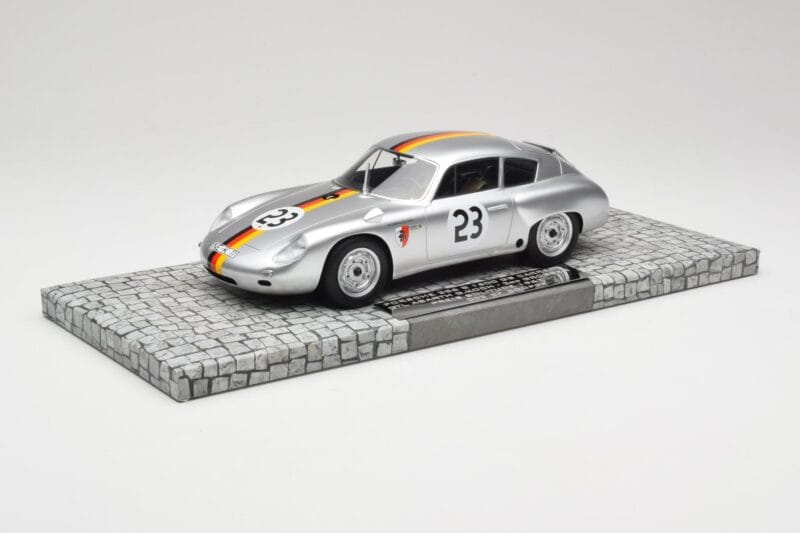 Porsche 356B 1600 GS Carrera GTL Abarth #23 G. Koch GP Solitude 1962 Minichamps 1:18 107626823 Smola