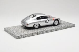 Porsche 356B 1600 GS Carrera GTL Abarth #42 H. Herrmann / H. Linge Targa Florio 1962 Minichamps 1:18 107626842 Smola – slika 2 od 6