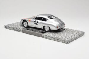 Porsche 356B 1600 GS Carrera GTL Abarth #42 H. Herrmann / H. Linge Targa Florio 1962 Minichamps 1:18 107626842 Smola – slika 5 od 6
