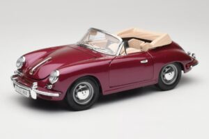 Porsche 356B Kabriolet Jajčevec Bburago 1:18 3021-M4 Kovina