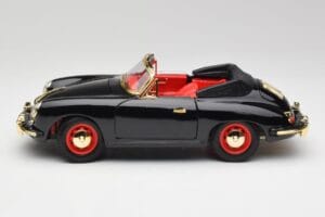 Porsche 356B Kabriolet Črn Bburago 1:18 3031D Kovina – slika 4 od 8