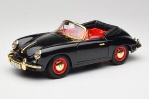 Porsche 356B Kabriolet Črn Bburago 1:18 3031D Kovina