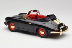 Porsche 356B Kabriolet Črn Bburago 1:18 3031D Kovina – slika 7 od 8