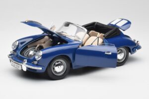 Porsche 356B Kabriolet Moder Bburago 1:18 3051 Kovina – slika 2 od 8