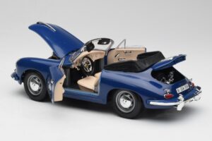 Porsche 356B Kabriolet Moder Bburago 1:18 3051 Kovina – slika 5 od 8