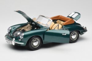 Porsche 356B Kabriolet Zelen Bburago 1:18 3051-M1 Kovina – slika 2 od 8