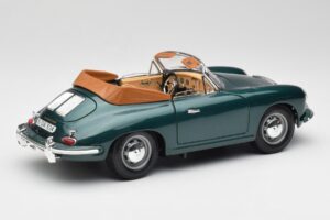 Porsche 356B Kabriolet Zelen Bburago 1:18 3051-M1 Kovina – slika 3 od 8