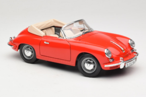 Porsche 356B Kabriolet Rdeč Tchibo 1:18 45703 Kovina – slika 6 od 8