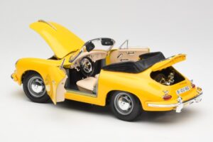 Porsche 356B Kabriolet Rumen Bburago 1:18 3031 Kovina – slika 5 od 8