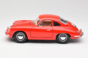 Porsche 356B Rdeč Bburago 1:18 3021 Kovina – slika 4 od 8