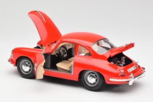 Porsche 356B Rdeč Bburago 1:18 3021 Kovina – slika 5 od 8