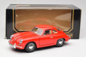 Porsche 356B Rdeč Bburago 1:18 3021 Kovina – slika 8 od 8