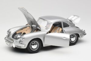 Porsche 356B Srebrn Bburago 1:18 3021-M1 Kovina – slika 2 od 8