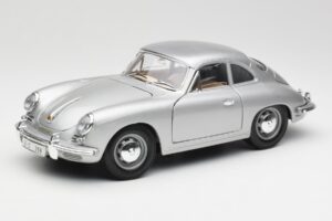 Porsche 356B Srebrn Bburago 1:18 3021-M1 Kovina