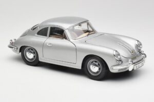 Porsche 356B Srebrn Bburago 1:18 3021-M1 Kovina – slika 6 od 8