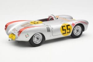 Porsche 550-1500 RS Spyder #55 H. Herrmann Carrera Panamericana 1954 AUTOart 1:18 85470 Kovina – slika 3 od 8