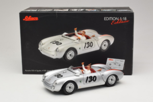 Porsche 550 A Spyder Little Bastard James Dean Schuco 1:18 450033200 Kovina – slika 8 od 8