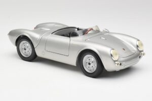 Porsche 550 A Spyder Srebrna Maisto 1:18 50314 Kovina – slika 6 od 8