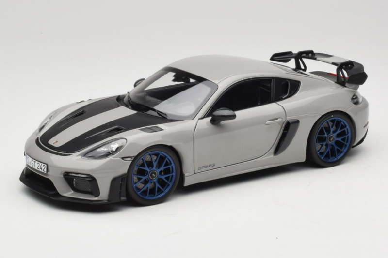 Porsche 718 Cayman 982 GT4 RS Weissach Package Chalk Norev 1:18 187253 Kovina