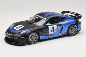 Porsche 718 Cayman GT4 RS Clubsport Črn Moder Otto 1:18 OT469 Smola