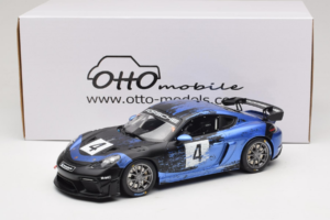 Porsche 718 Cayman GT4 RS Clubsport Črn Moder Otto 1:18 OT469 Smola – slika 6 od 6