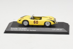 Porsche 718 RS61 #60 D. Wester Road America 500 Miles 1963 Minichamps 1:43 430636560 Kovina