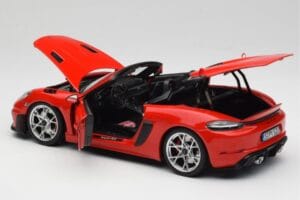 Porsche 718 Spyder RS Guards Red Norev 1:18 187271 Kovina – slika 5 od 8