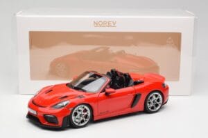 Porsche 718 Spyder RS Guards Red Norev 1:18 187271 Kovina – slika 8 od 8
