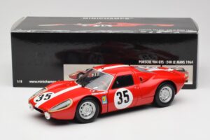 Porsche 904 GTS #35 H. Muller 24 Hours of Le Mans 1964 Minichamps 1:18 180646735 Kovina – slika 8 od 8